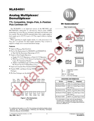 NLAS4051DTR2G datasheet  